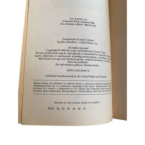 Lot Of 3 Louis L Amour Western Paperback Books Flint Crossfire Trail Vintage - Picture 7 of 13